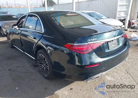 2022 Mercedes-Benz S 580 4Matic из США, поврежденный, VIN W1K6G7GB6NA151826